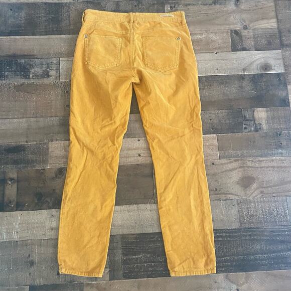 Anthropologie Pilcro & the Letterpress Stet Corduroy Pants Mustard Yellow Sz 28 - Picture 2 of 6
